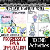 Progressive Era & US Imperialism Interactive Notebook Acti