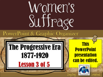 Preview of Progressive Era: Women's Suffrage