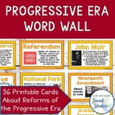 Progressive Era Word Wall