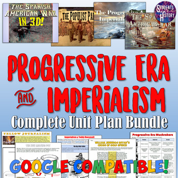 Preview of Progressive Era and Imperialism Unit Plan Bundle for US History