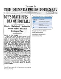Progressive Era & the Football Ban -  Document-Based Histo