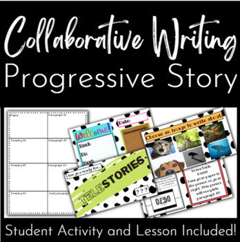 Preview of Progressive Story Writing | Collaborative | Creative Writing | Writing activity