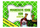 Progressive Tense Verbs-St.Patricks Day Theme
