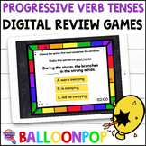 4th Grade Progressive Verb Tenses Digital Grammar Review G