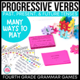 Progressive Verb Tense Grammar Games