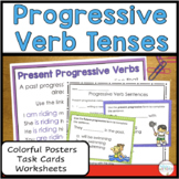 Progressive Verb Tense Worksheets and Activities