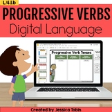 Progressive Verb Tenses Digital 4th Grade Language - L.4.1