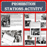 Prohibition Stations Activity (Print and Google Docs Formats)