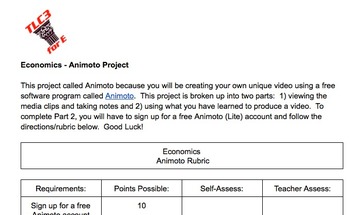 Preview of Project - Animoto