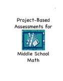 Project-Based Assessments for Middle School Math