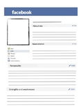 Project Based Learning Activity: Facebook Profile Activity