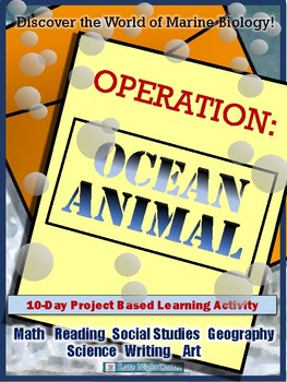 Preview of Project Based Learning Activity- Ocean Animals - Marine Biology