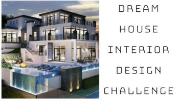 Preview of Project Based Learning - Area - Dream House Interior Design Challenge