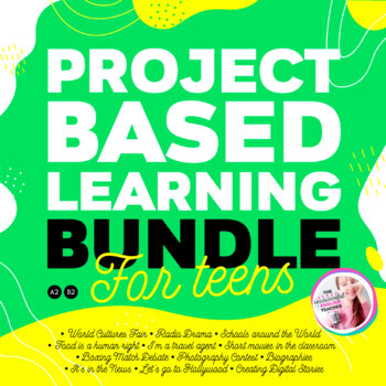 Preview of Project Based Learning. BUNDLE for Highschool Students. ESL/EFL learners.