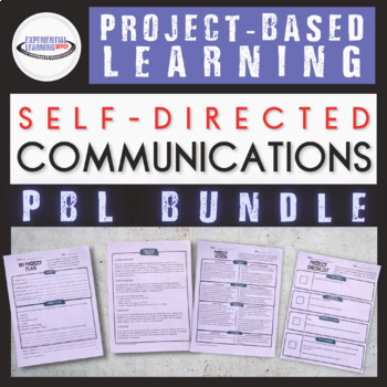 Preview of High School Communications Curriculum Project-Based Learning Bundle