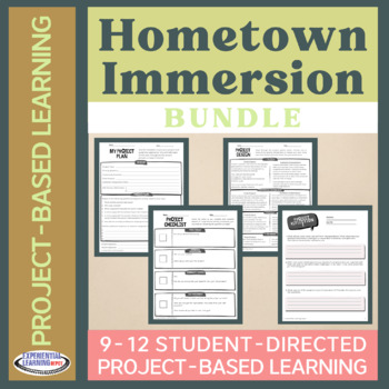 Preview of Project-Based Learning Bundle: Hometown Immersion {Printable & Digital}