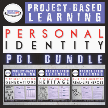 Preview of Project-Based Learning Bundle: Personal Identity {Digital and Printable}