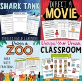 Project Based Learning Bundle: Shark Tank, Direct a Movie,