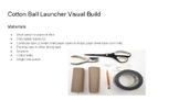 Project Based Learning Cotton Ball Launcher Visual Build Guide