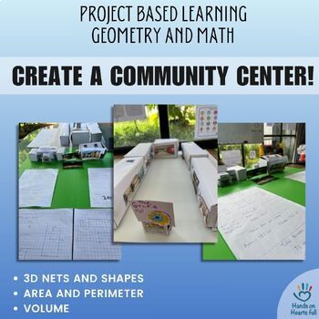 Preview of Project Based Learning: Create a Community Center BUNDLE: Geometry +Math PBL