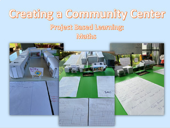 Preview of Project Based Learning: Create a Community Center! Geometry +Math PBL Powerpoint