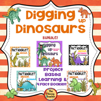 Preview of Project Based Learning Dinosaur and Fact Booklet Bundle | activities | crafts