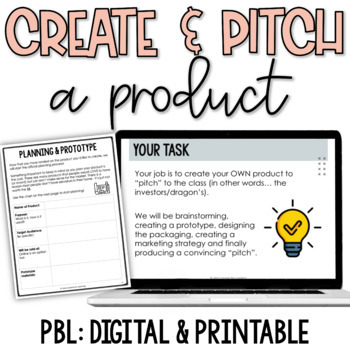 Preview of Project Based Learning Entrepreneur Assignment: Create a Product PBL