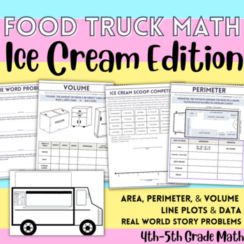 Preview of Project Based Learning FOOD TRUCK MATH: Ice Cream MEASUREMENT