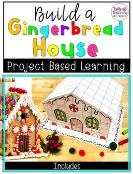 Preview of Project Based Learning Gingerbread House STEM