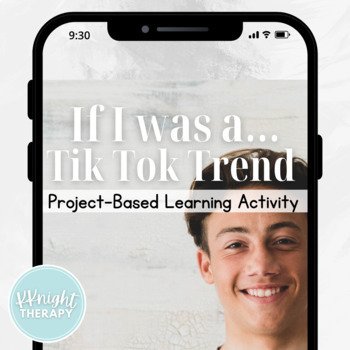 Preview of Project Based Learning | If I Was A... Tik Tok Trend | Speech, Language & EF