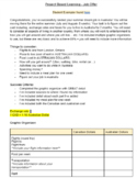 Project Based Learning - Job Offer