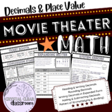 Project Based Learning MOVIE THEATER MATH: 5th Grade Decim