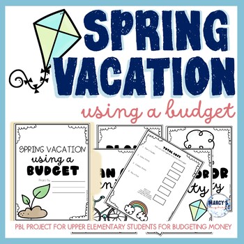 Preview of 4th 5th 6th Grade Springtime Group Research Project Budgeting Activity Shopping
