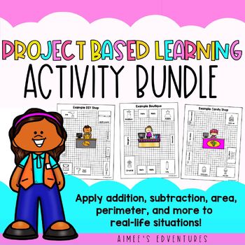 Preview of Project Based Learning Math Activity Worksheet MEGA BUNDLE | Budget Worksheets