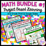 Project Based Learning Math Bundle #1  - 3rd Grade Math PB
