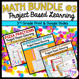 Project Based Learning Math Bundle #3 - 3rd Grade Math PBL