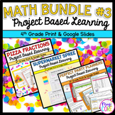 Project Based Learning Math Bundle #3 - 4th Grade Math PBL
