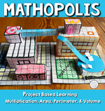Mathopolis!  Area, Perimeter, and Volume for Math Project 
