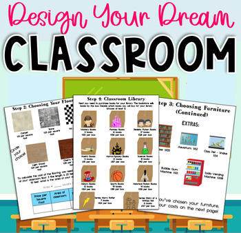 Preview of Multiplying and Dividing: Project Based Learning - Design Your Dream Classroom!