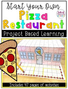 Preview of Project Based Learning Pizza Restaurant Project