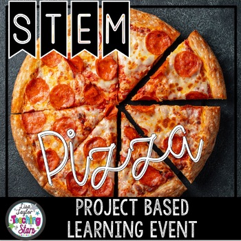 Preview of Project Based Learning Pizza STEM | PBL Math 5th Grade 