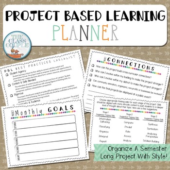 Preview of Project Based Learning Planner