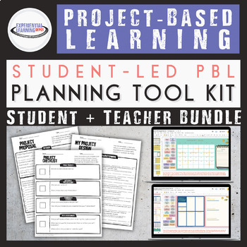 Preview of High School Project-Based Learning Planning Bundle: Teacher + Student