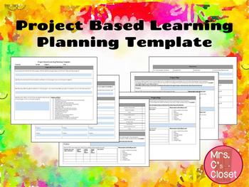 Preview of Project Based Learning Planning Template