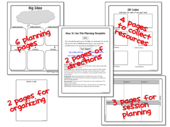 Project Based Learning Planning Template by Wiggling Scholars TpT