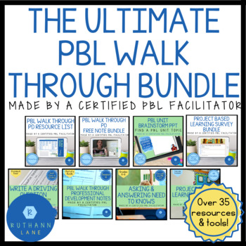 Preview of Project Based Learning Planning Tools Bundle The Ultimate PBL Walk Through Pack