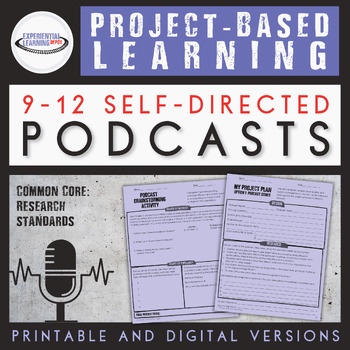 Preview of Podcasts: Project-Based Learning (High School)