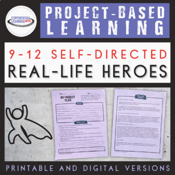 Preview of Project-Based Learning: Real Life Heroes {Printable and Digital Option}