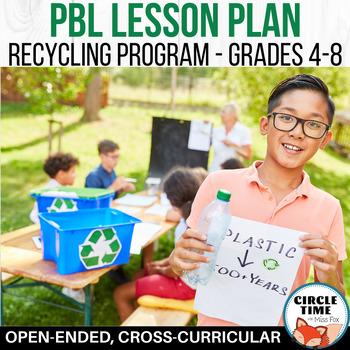 Preview of Project Based Learning Recycling - FREE PBL Lesson Plan Grades 4-8