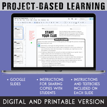 Start a Club: Project-Based Learning (Printable and Digital) | TPT